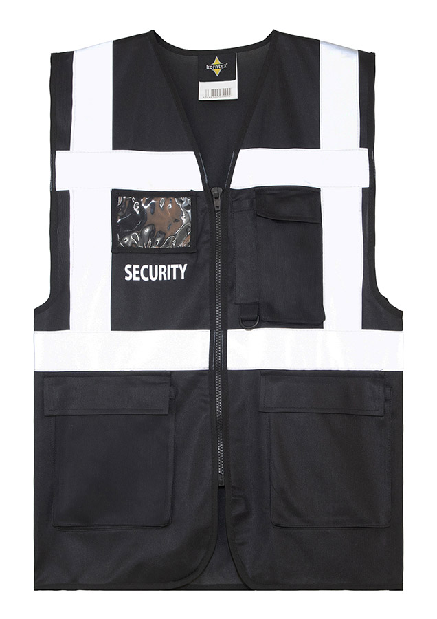 „SECURITY” Multifunktionsweste „Tampa” med SECURITY-tryck