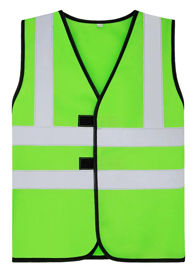 KXVR-warnweste-vier-reflexstreifen-neongruen-warnwesten-korntex-front