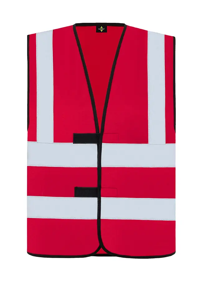 KXVR-warnweste-vier-reflexstreifen-rot-warnwesten-korntex-front