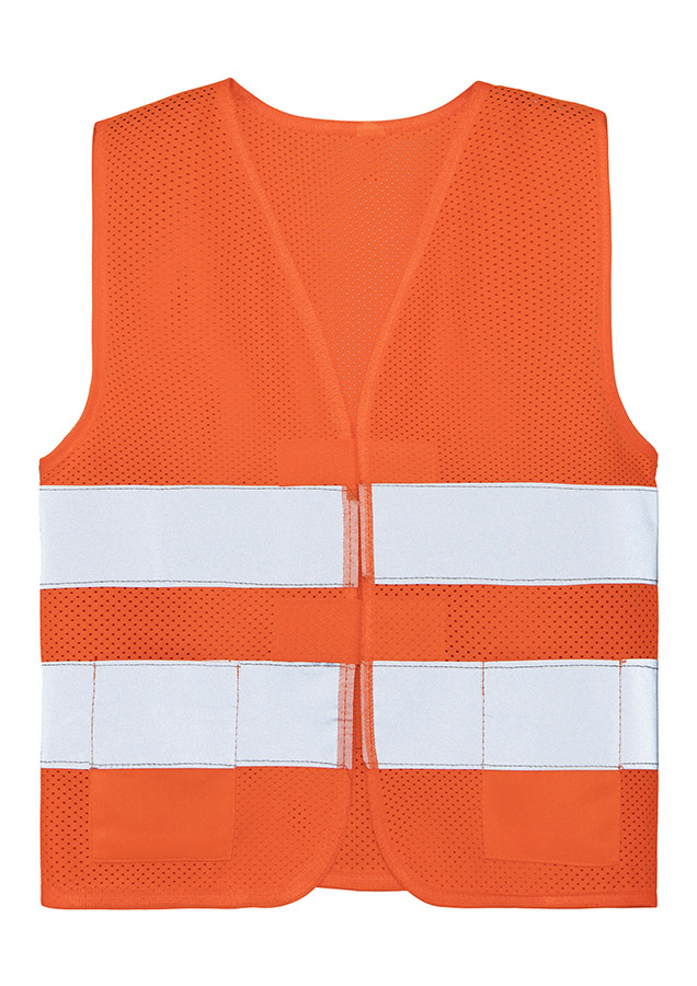 KWM Kinderwarnweste mit Mesh – neonpink, reflektierend und sicher